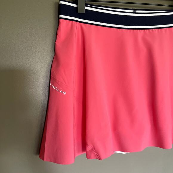 NWT Peter Millar Gabriela‎ Swing Skort in Summer Glow Pink Sz Medium Golf Tennis - Picture 7 of 15